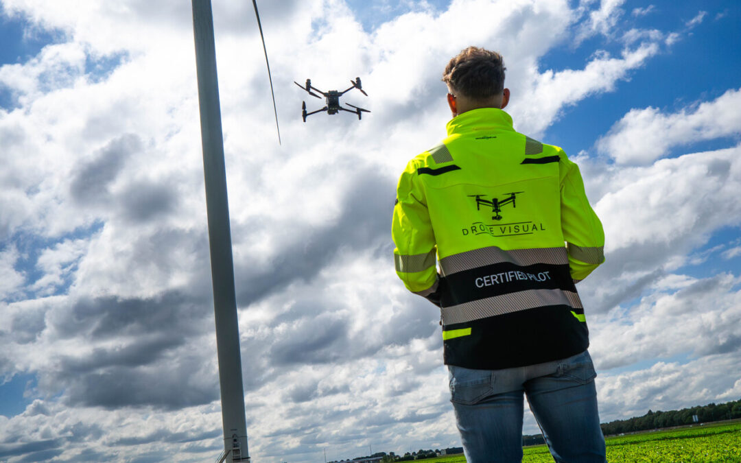 De vordering van bouwprojecten vastleggen met een drone