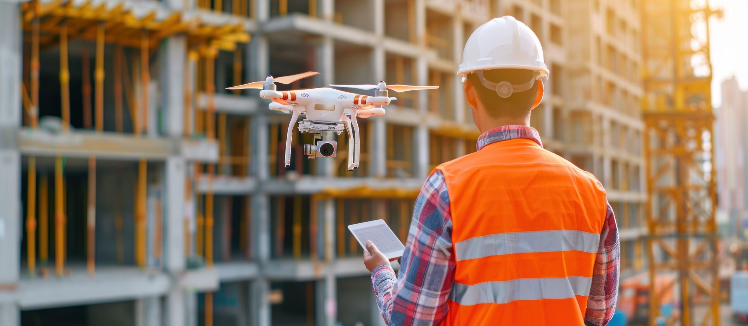 bouwprojecten vastleggen met een drone