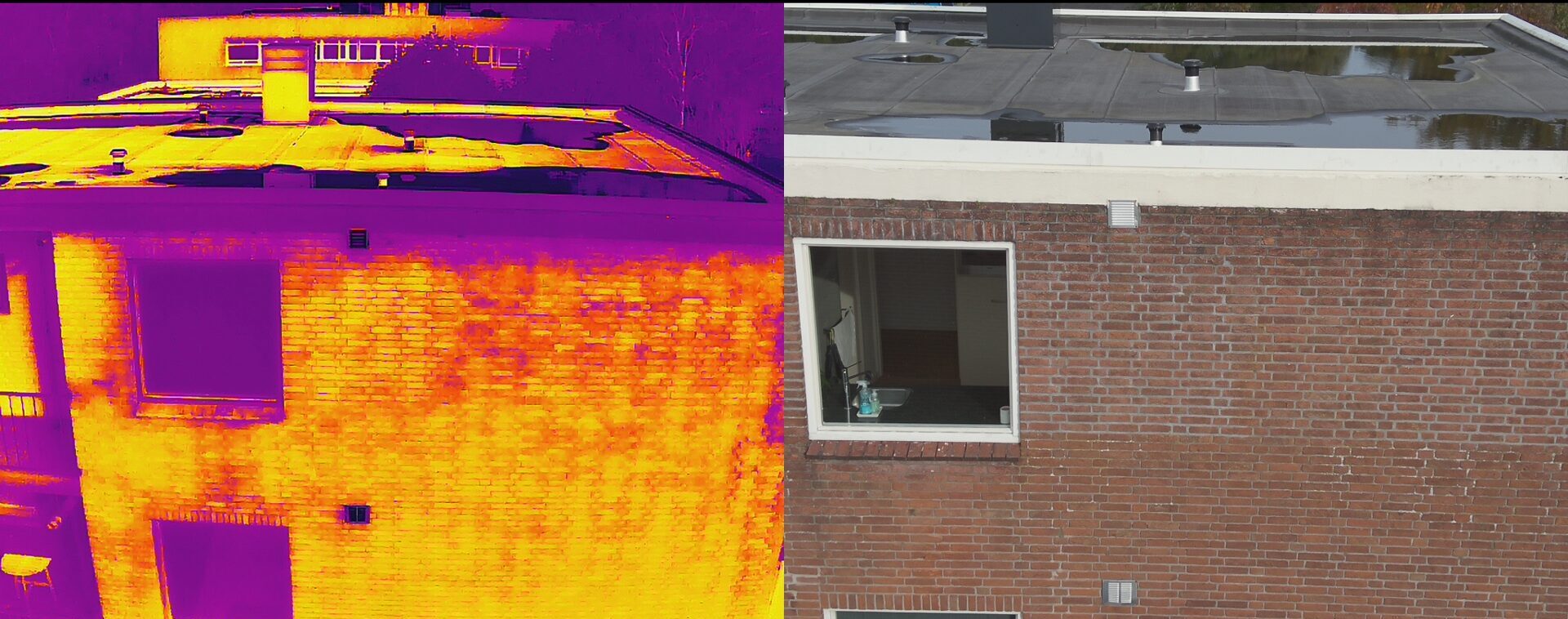 Warmtescan met een drone